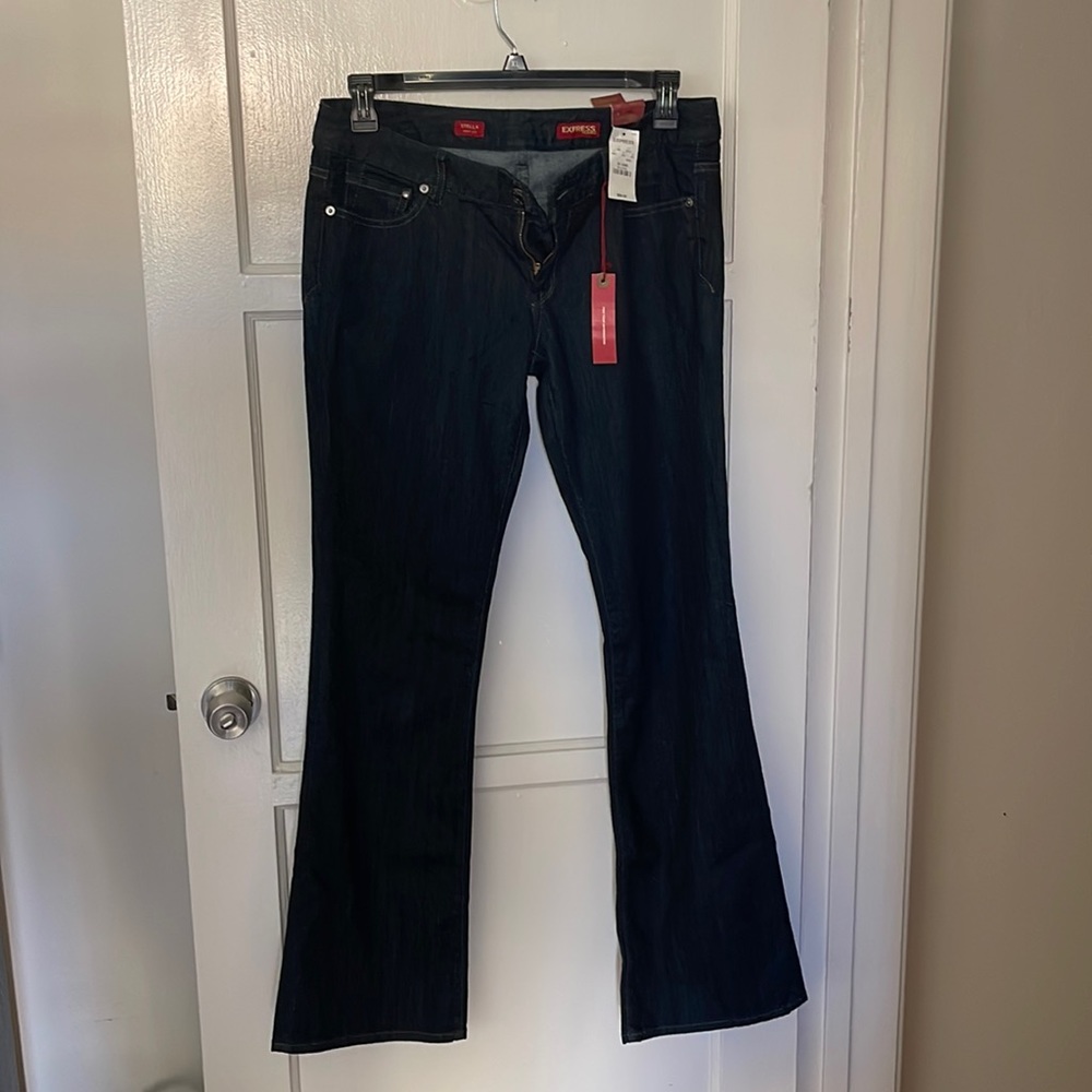 Express low rise boot cut